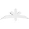 Ekena Millwork Alberta Architectural Grade PVC Gable Bracket, 96"W x 24"H x 2"D x 6"F, 6/12 Pitch GBP096X24X0206ALB00 - alternate 1
